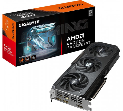 Видеокарта Gigabyte Radeon RX 9060 XT GAMING OC 16G GV-R9060XTGAMING OC-16GD