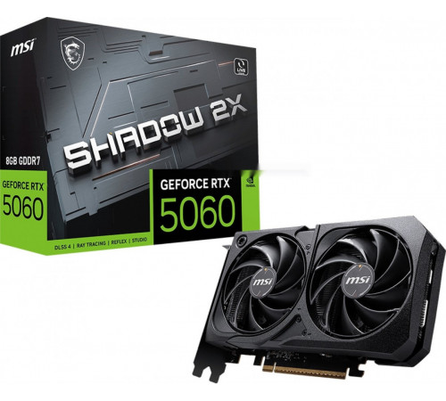 Видеокарта MSI GeForce RTX 5060 8G Shadow 2X
