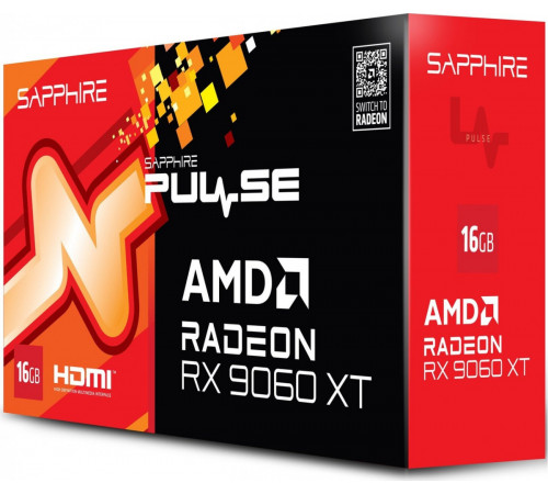 Видеокарта Sapphire Pulse Radeon RX 9060 XT 11350-03-20G