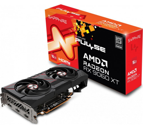 Видеокарта Sapphire Pulse Radeon RX 9060 XT 11350-03-20G