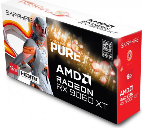 Видеокарта Sapphire Pure Radeon RX 9060 XT 11350-02-20G