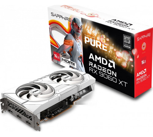 Видеокарта Sapphire Pure Radeon RX 9060 XT 11350-02-20G