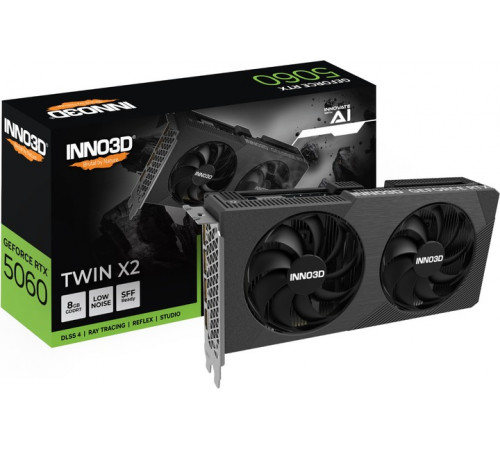 Видеокарта Inno3D GeForce RTX 5060 TWIN X2 (N50602-08D7-195071N)