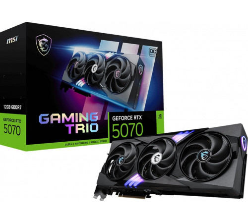 Видеокарта MSI GeForce RTX 5070 12G Gaming Trio