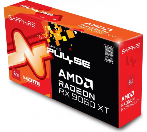 Видеокарта Sapphire Pulse Radeon RX 9060 XT 8GB 11350-04-20G