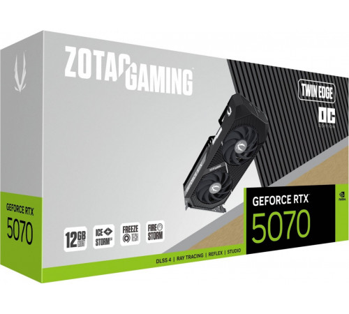 Видеокарта ZOTAC Gaming GeForce RTX 5070 Twin Edge OC ZT-B50700H-10P