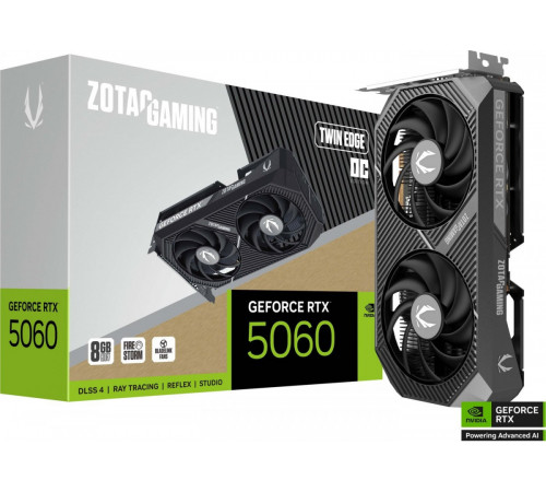Видеокарта ZOTAC Gaming GeForce RTX 5060 Twin Edge ZT-B50600H-10M
