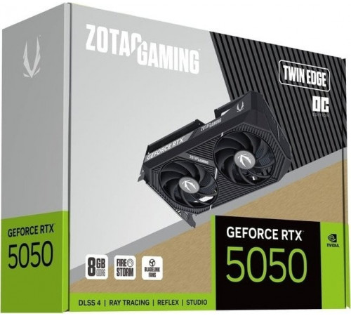 Видеокарта ZOTAC Gaming GeForce RTX 5050 Twin Edge OC ZT-B50500H-10M