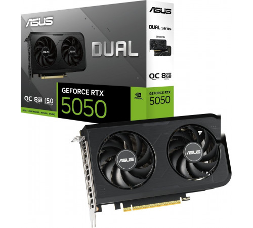 Видеокарта Asus Dual GeForce RTX 5050 8GB GDDR6 OC Edition DUAL-RTX5050-O8G