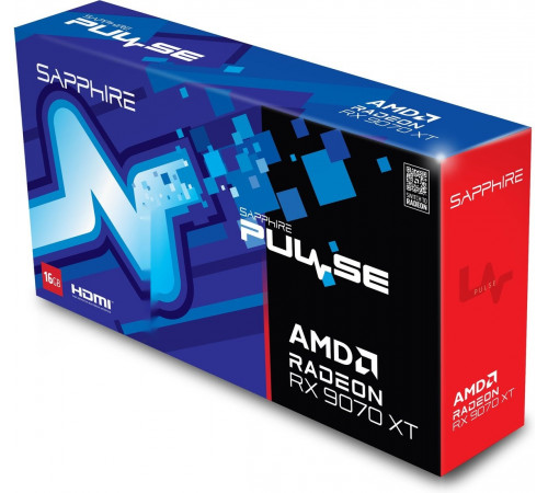 Видеокарта Sapphire Pulse Radeon RX 9070 XT 11348-03-20G