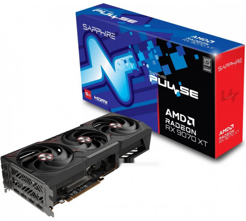 Видеокарта Sapphire Pulse Radeon RX 9070 XT 11348-03-20G