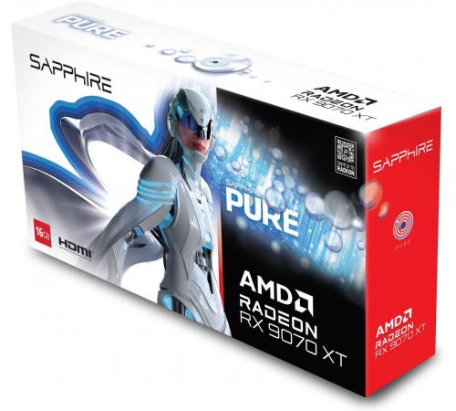 Видеокарта Sapphire Pure Radeon RX 9070 XT 11348-02-20G