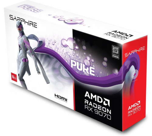 Видеокарта Sapphire Pure Radeon RX 9070 11349-02-20G