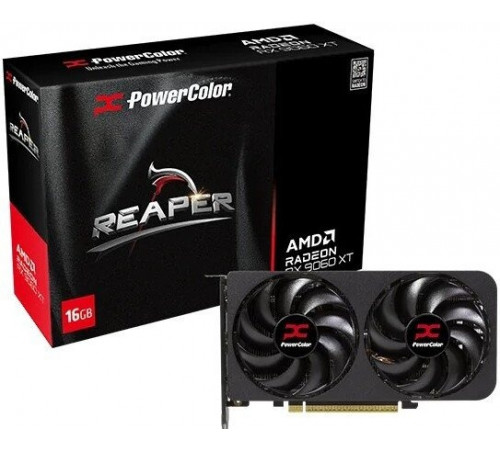 Видеокарта PowerColor Reaper AMD Radeon RX 9060 XT 16GB GDDR6 RX9060XT 16G-A
