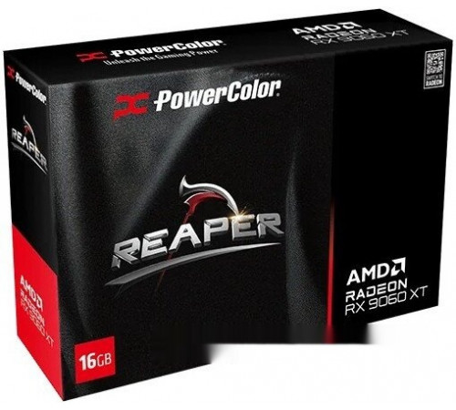 Видеокарта PowerColor Reaper AMD Radeon RX 9060 XT 16GB GDDR6 RX9060XT 16G-A