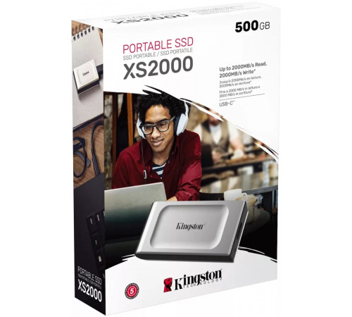 Внешний жёсткий диск Kingston XS2000 500GB SXS2000/500G