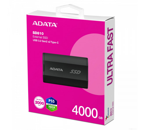 Внешний жёсткий диск A-Data SD810 4TB SD810-4000G-CBK