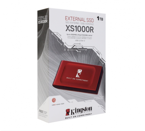 Внешний жёсткий диск Kingston XS1000 1TB SXS1000R/1000GA