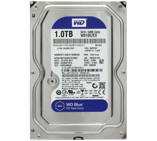Жесткий диск Western Digital Caviar Blue 1TB (WD10EZEX)