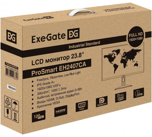 Монитор Exegate ProSmart EH2407CA EX299034RUS