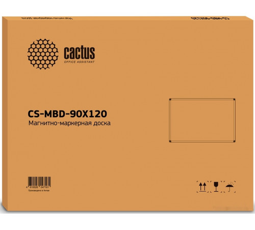 Магнитно-маркерная доска Cactus CS-MBD-90X120