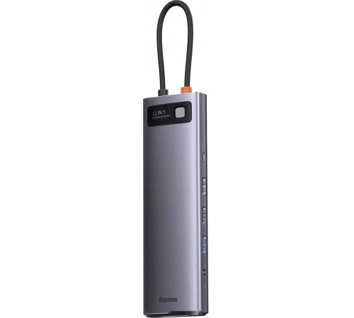 USB-хаб Baseus Metal Gleam Series 12-in-1 Multifunctional Type-C Hub Docking Station WKWG020213