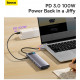 USB-хаб Baseus Metal Gleam Series 12-in-1 Multifunctional Type-C Hub Docking Station WKWG020213
