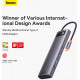 USB-хаб Baseus Metal Gleam Series 12-in-1 Multifunctional Type-C Hub Docking Station WKWG020213