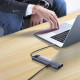 USB-хаб Baseus Metal Gleam Series 12-in-1 Multifunctional Type-C Hub Docking Station WKWG020213