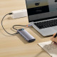 USB-хаб Baseus Metal Gleam Series 12-in-1 Multifunctional Type-C Hub Docking Station WKWG020213