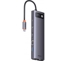 USB-хаб Baseus Metal Gleam Series 12-in-1 Multifunctional Type-C Hub Docking Station WKWG020213