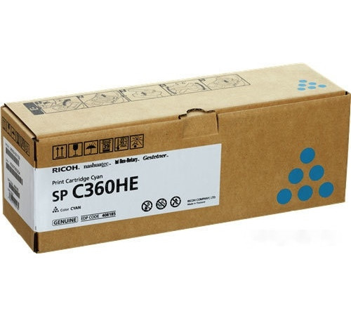 Картридж Ricoh SP C360HE 408185 (циан)