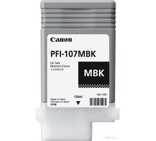 Картридж Canon PFI-107MBK