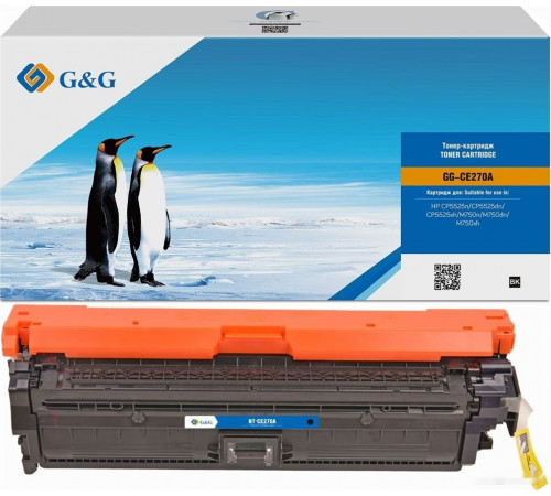 Картридж G&G GG-CE270A (аналог HP CE270A)