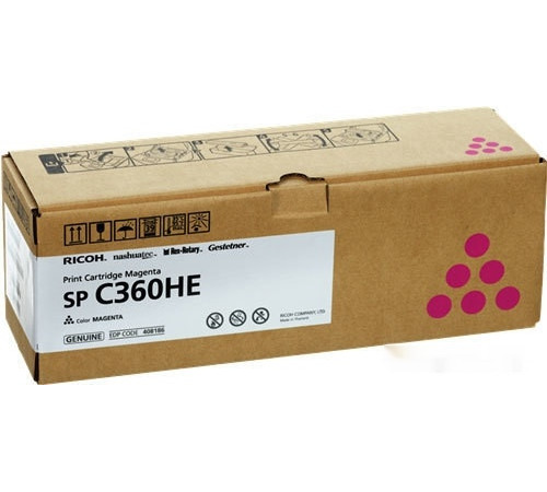 Картридж Ricoh SP C360HE 408186 (маджента)