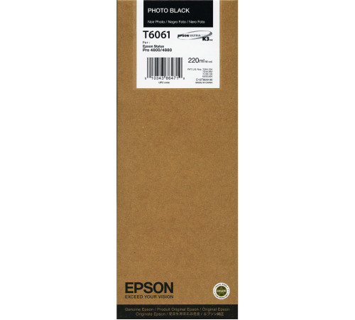 Картридж Epson C13T606100