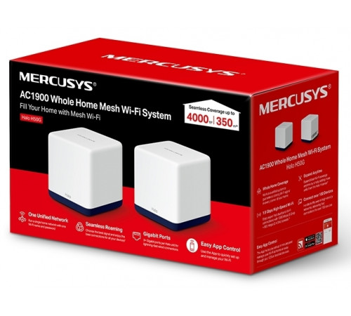 Беспроводной маршрутизатор Mercusys Halo H50G (2 шт)