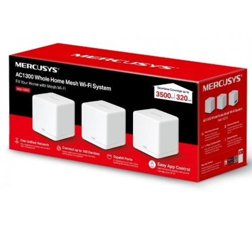 Беспроводной маршрутизатор Mercusys Halo H30G (3 шт)