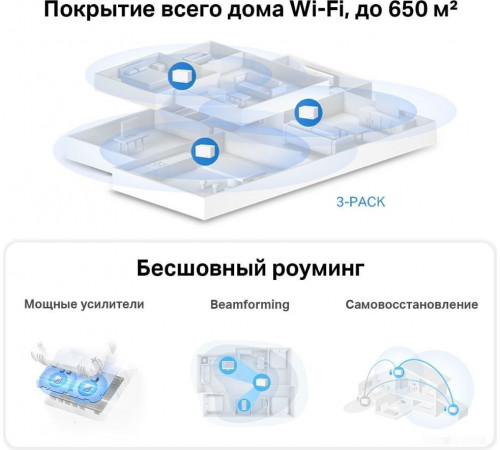 Беспроводной маршрутизатор Mercusys Halo H80X (3-pack)