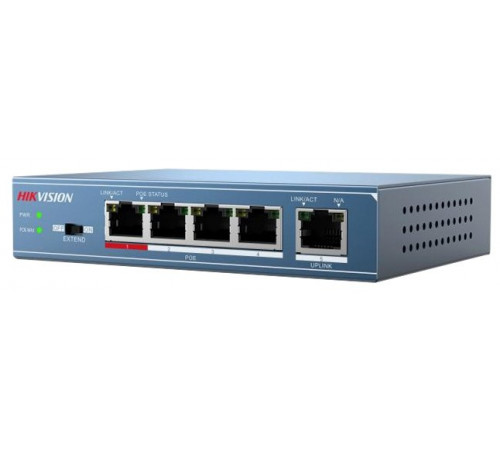 Коммутатор Hikvision DS-3E0105P-E/M(B)