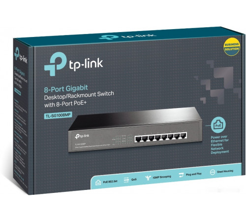 Коммутатор TP-Link TL-SG1008MP