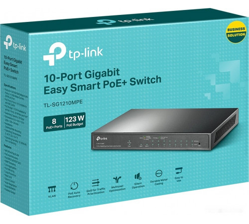 Коммутатор TP-Link TL-SG1210MPE