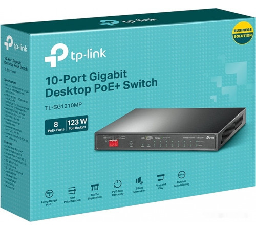 Коммутатор TP-Link TL-SG1210MP