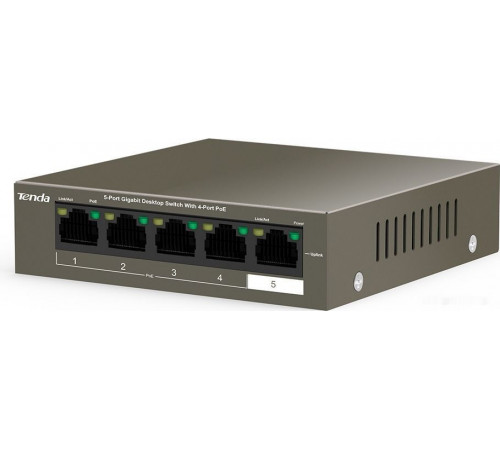 Коммутатор Tenda TEG1105P-4-63W