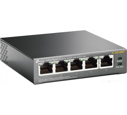 Коммутатор TP-Link TL-SG1005P V5
