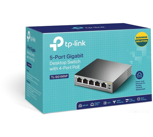 Коммутатор TP-Link TL-SG1005P V5