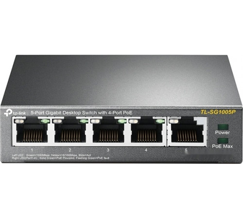 Коммутатор TP-Link TL-SG1005P V5