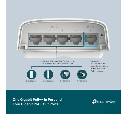Коммутатор TP-Link SG2005P-PD V1