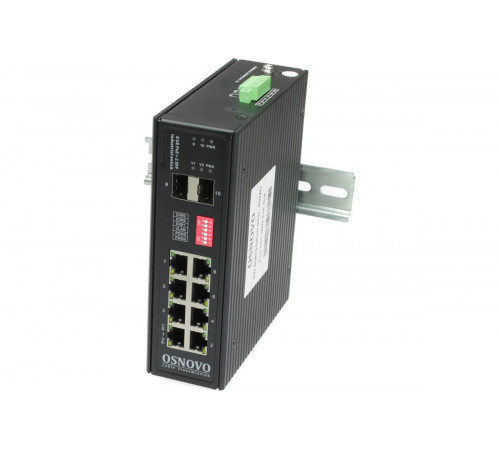 Коммутатор Osnovo SW-80802/I(Port 90W,300W)