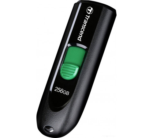 USB Flash Transcend JetFlash 790C 256GB (черный/зеленый)